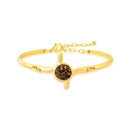 PULSEIRA FOLHEADO A OURO