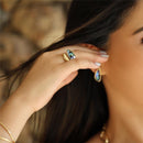 ANEL FOLHEADO A OURO