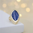 ANEL FOLHEADO A OURO