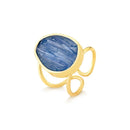 ANEL FOLHEADO A OURO