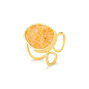 ANEL FOLHEADO A OURO