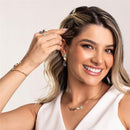 ANEL FOLHEADO A OURO