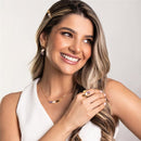 ANEL FOLHEADO A OURO