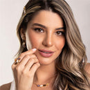 ANEL FOLHEADO A OURO