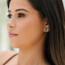 CONJUNTO FOLHEADO A OURO