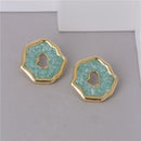 CONJUNTO FOLHEADO A OURO