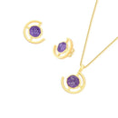 CONJUNTO FOLHEADO A OURO