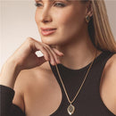 CONJUNTO FOLHEADO A OURO