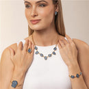 CONJUNTO FOLHEADO A OURO