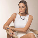 CONJUNTO FOLHEADO A OURO