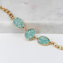 PULSEIRA FOLHEADO A OURO