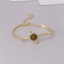 PULSEIRA FOLHEADO A OURO