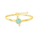 PULSEIRA FOLHEADO A OURO