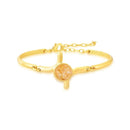 PULSEIRA FOLHEADO A OURO